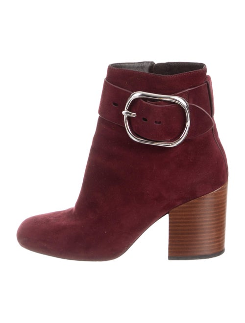 Alexander Wang Suede Square-Toe Ankle Boots