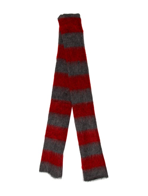 Alexander Wang Mohair-Blend Scarf Red