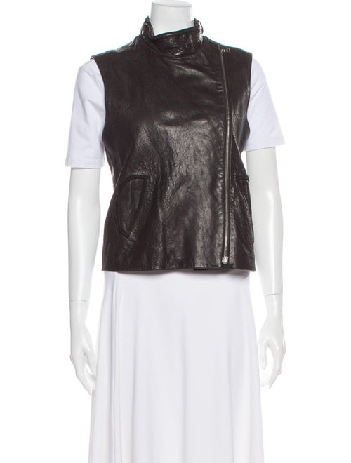 Alexander Wang Leather Vest Black