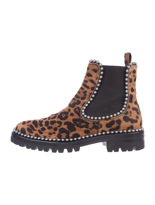 Alexander Wang Calf Hair Printed Chelsea Boots Bro