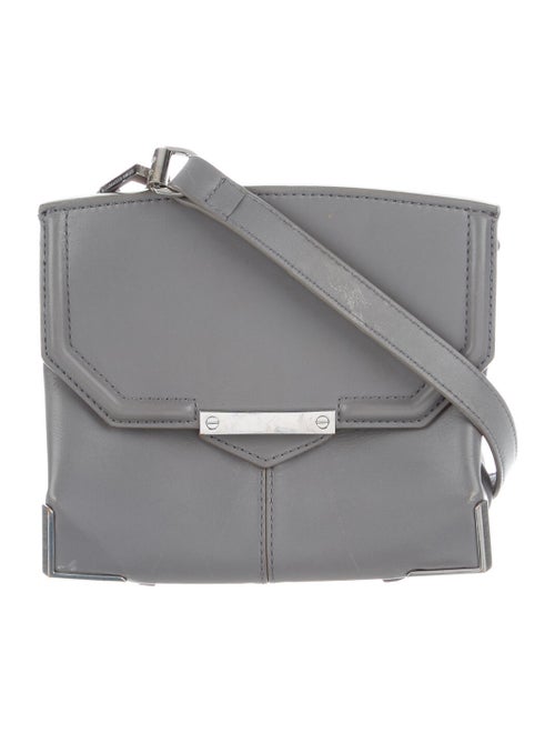 Alexander Wang Leather Crossbody Bag Grey