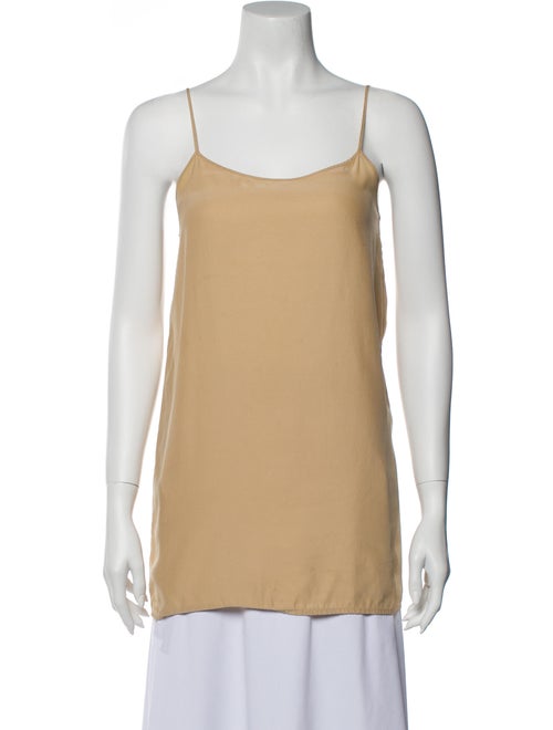 Alexander Wang Square Neckline Sleeveless Top Yell