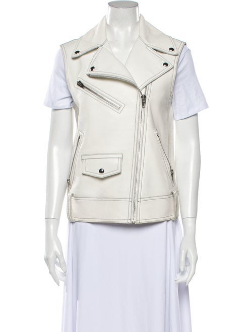 Alexander Wang Leather Vest White