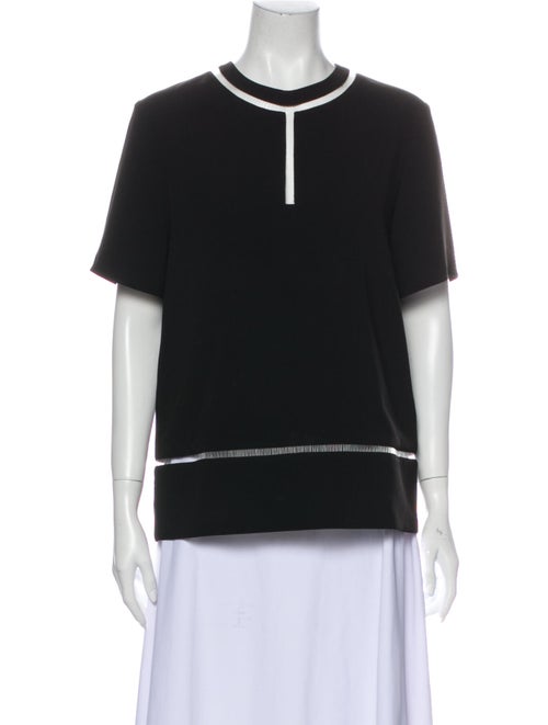 Alexander Wang Crew Neck Short Sleeve Sweatshirt B