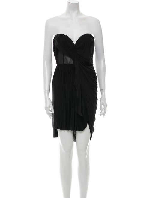 Alexander Wang Strapless Mini Dress Black