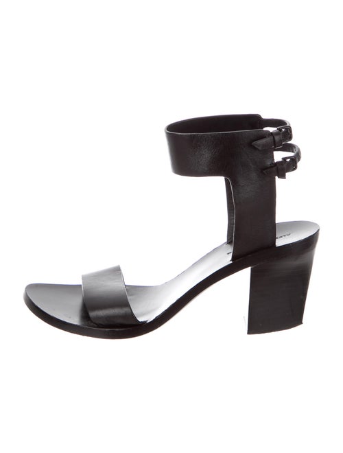 Alexander Wang Leather Sandals Black