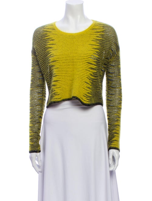 Alexander Wang Scoop Neck Sweater Yellow