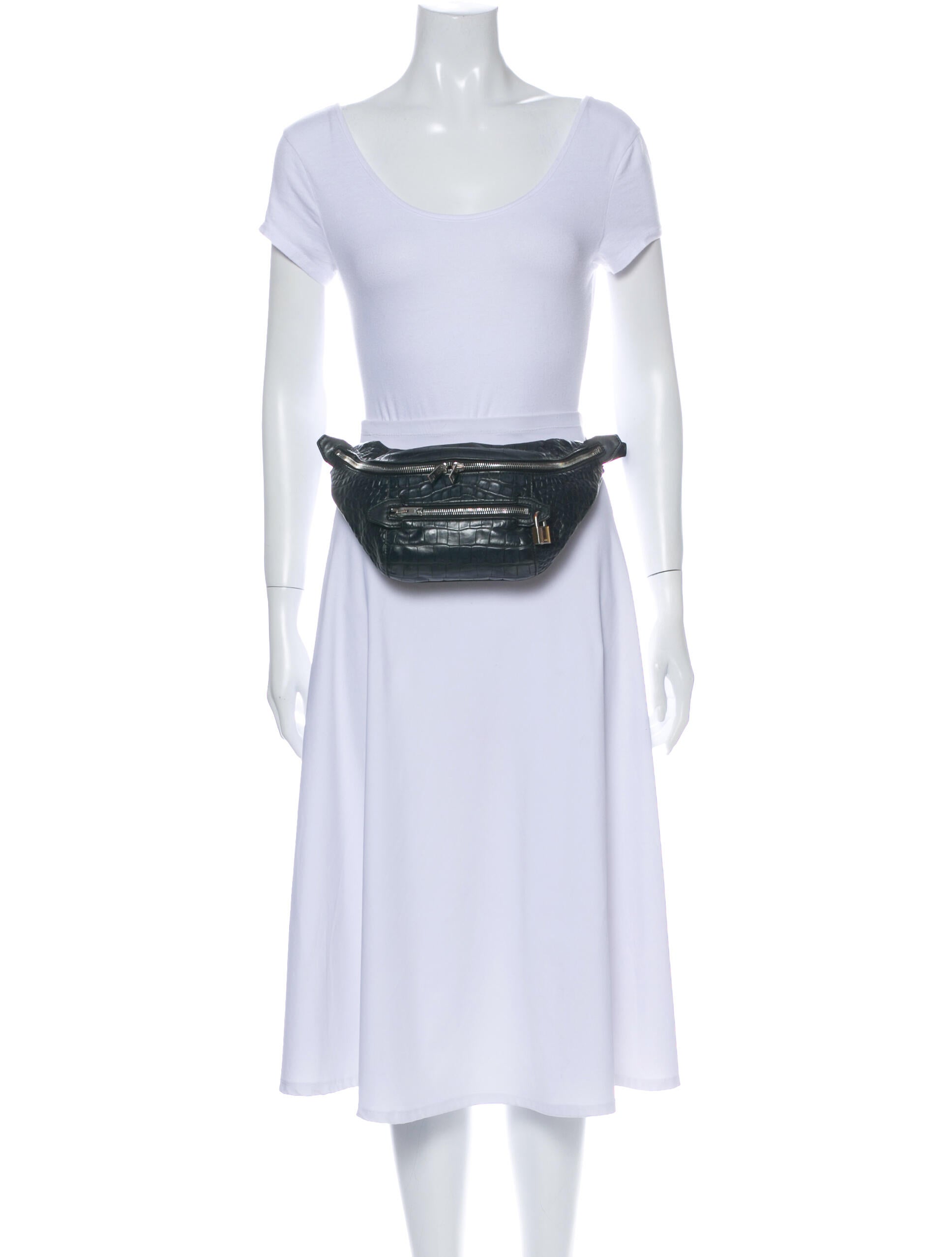 Alexander Wang Padlock Belt Bag - Black Waist Bags, Handbags