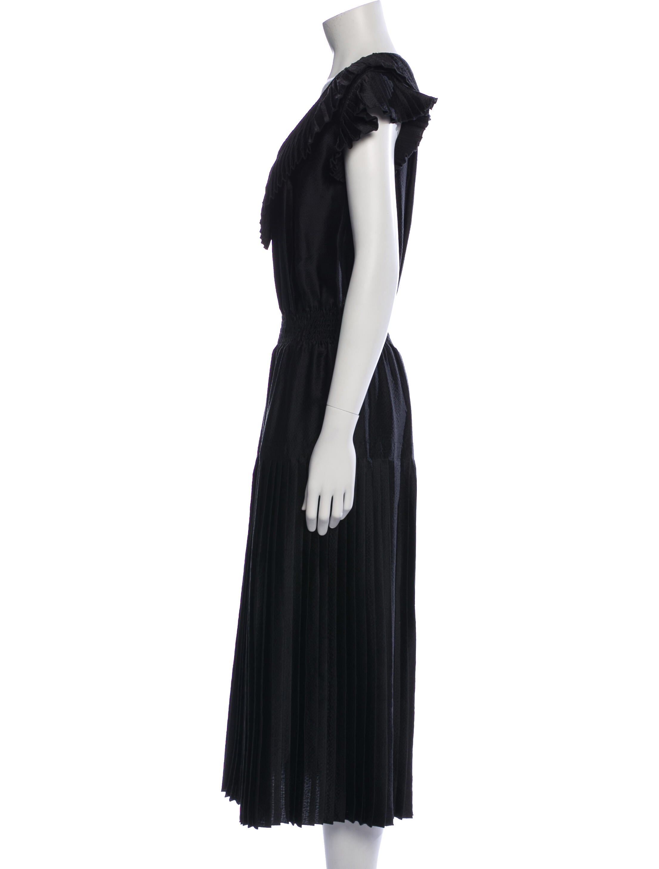 Amber Sakai Silk Long Dress