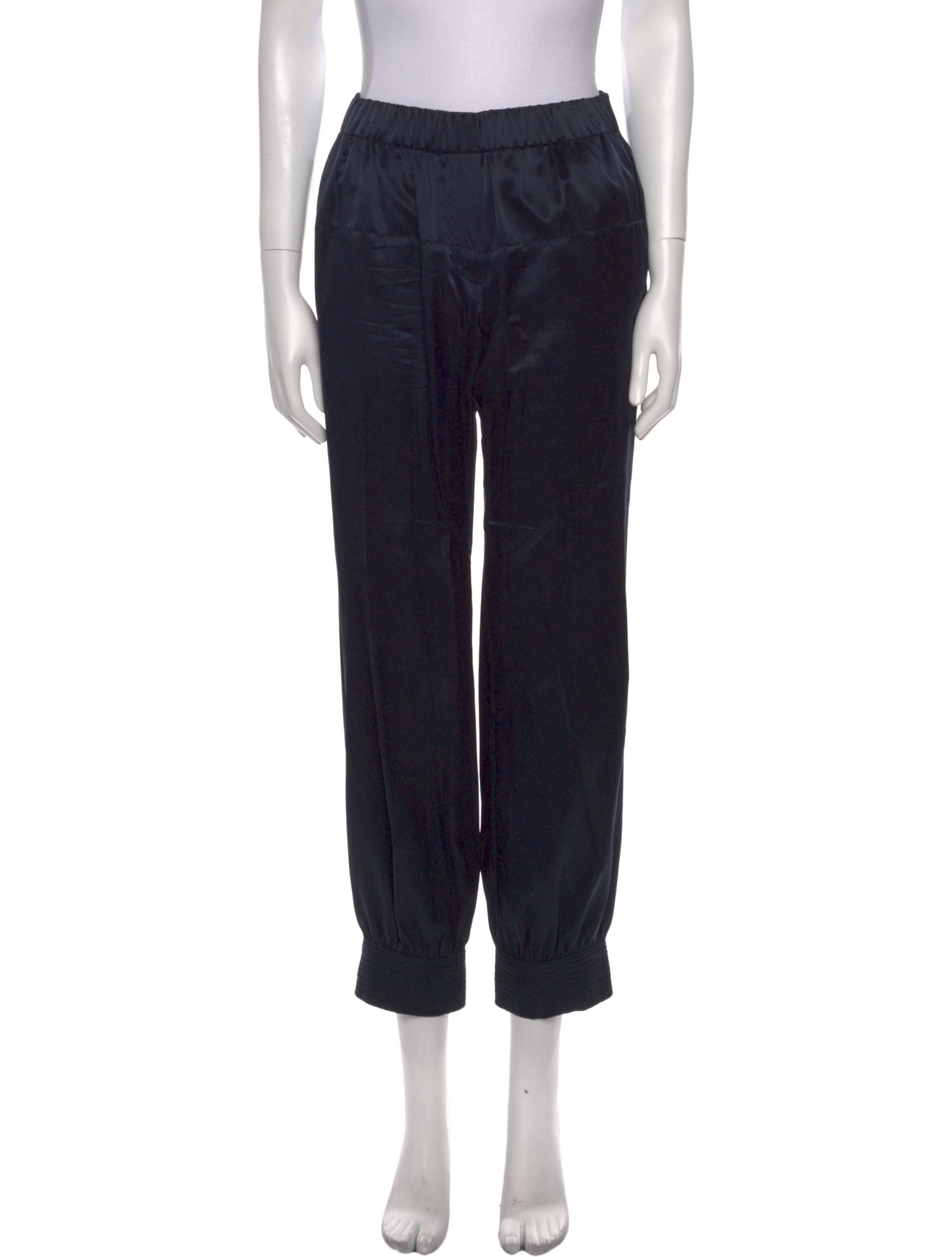 Amber Sakai Silk Skinny Leg Pants