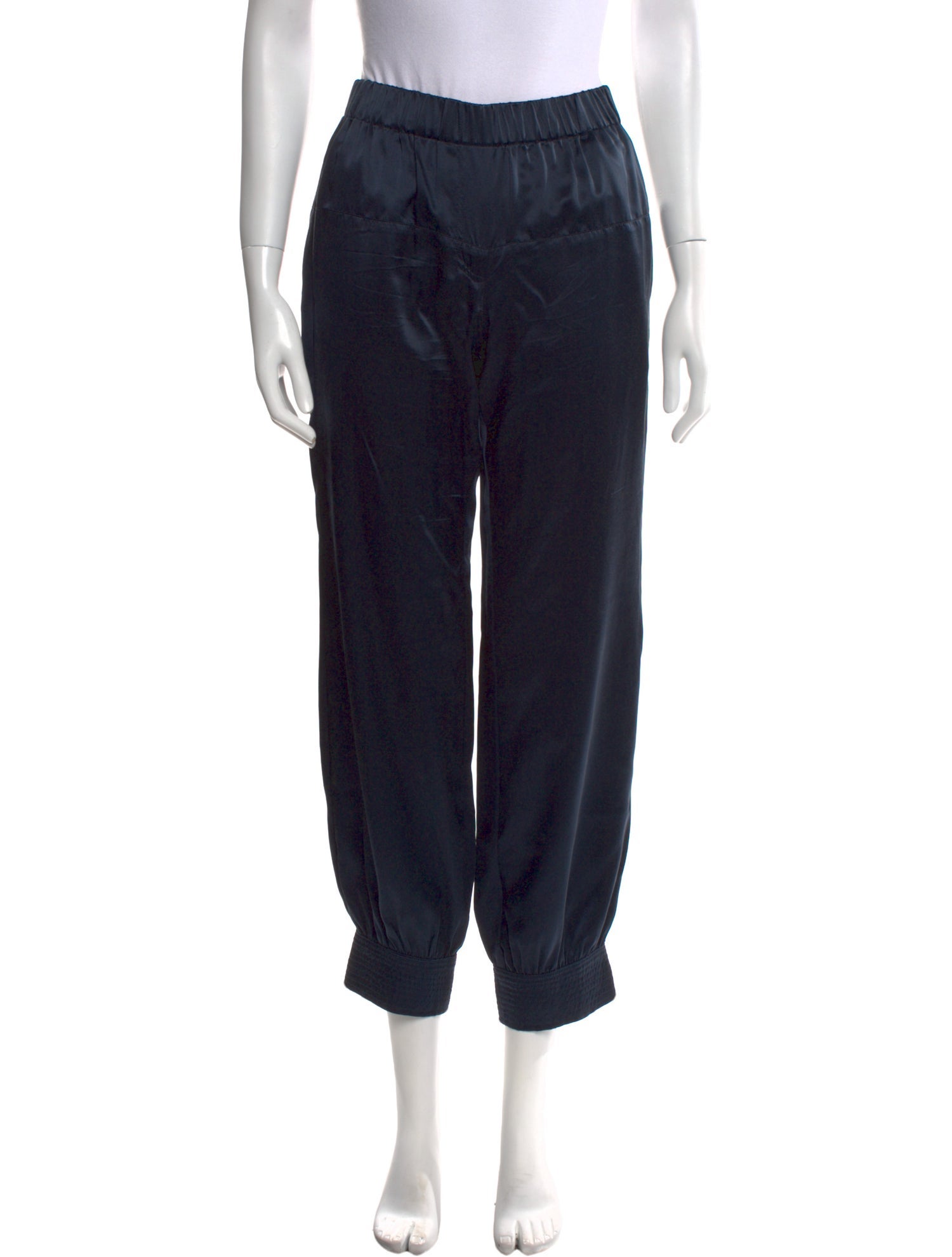 Amber Sakai Silk Skinny Leg Pants