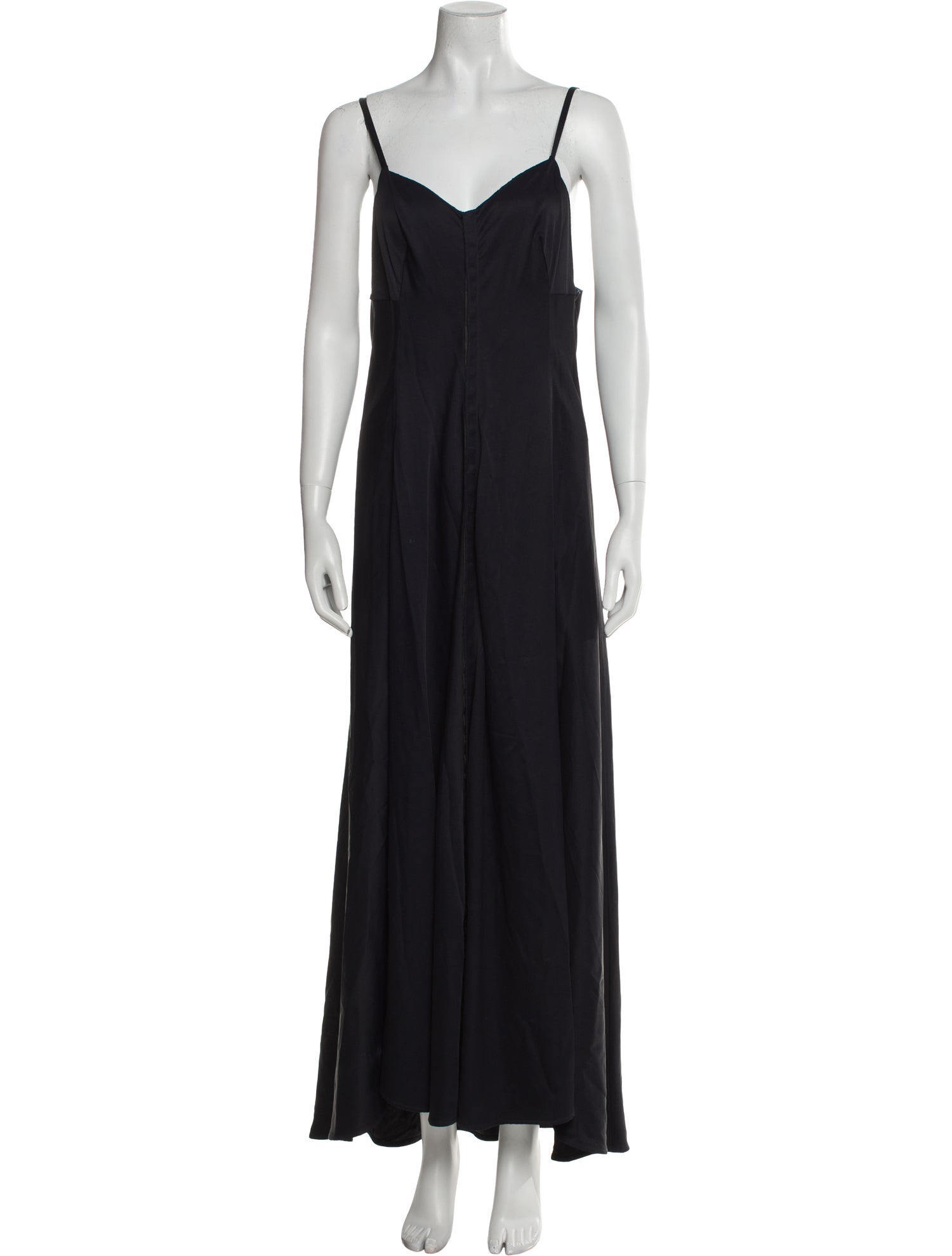 Amber Sakai V-Neck Long Dress