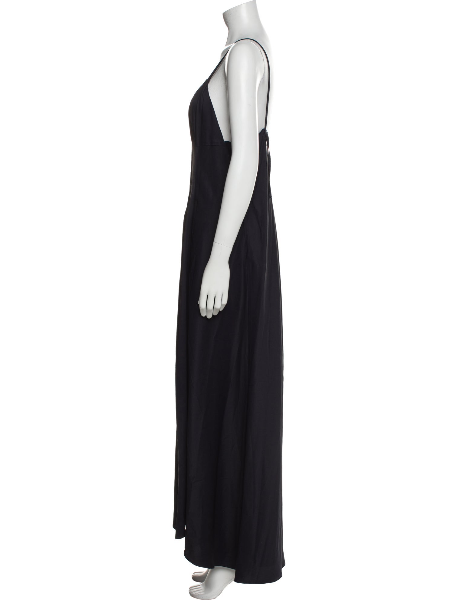 Amber Sakai V-Neck Long Dress