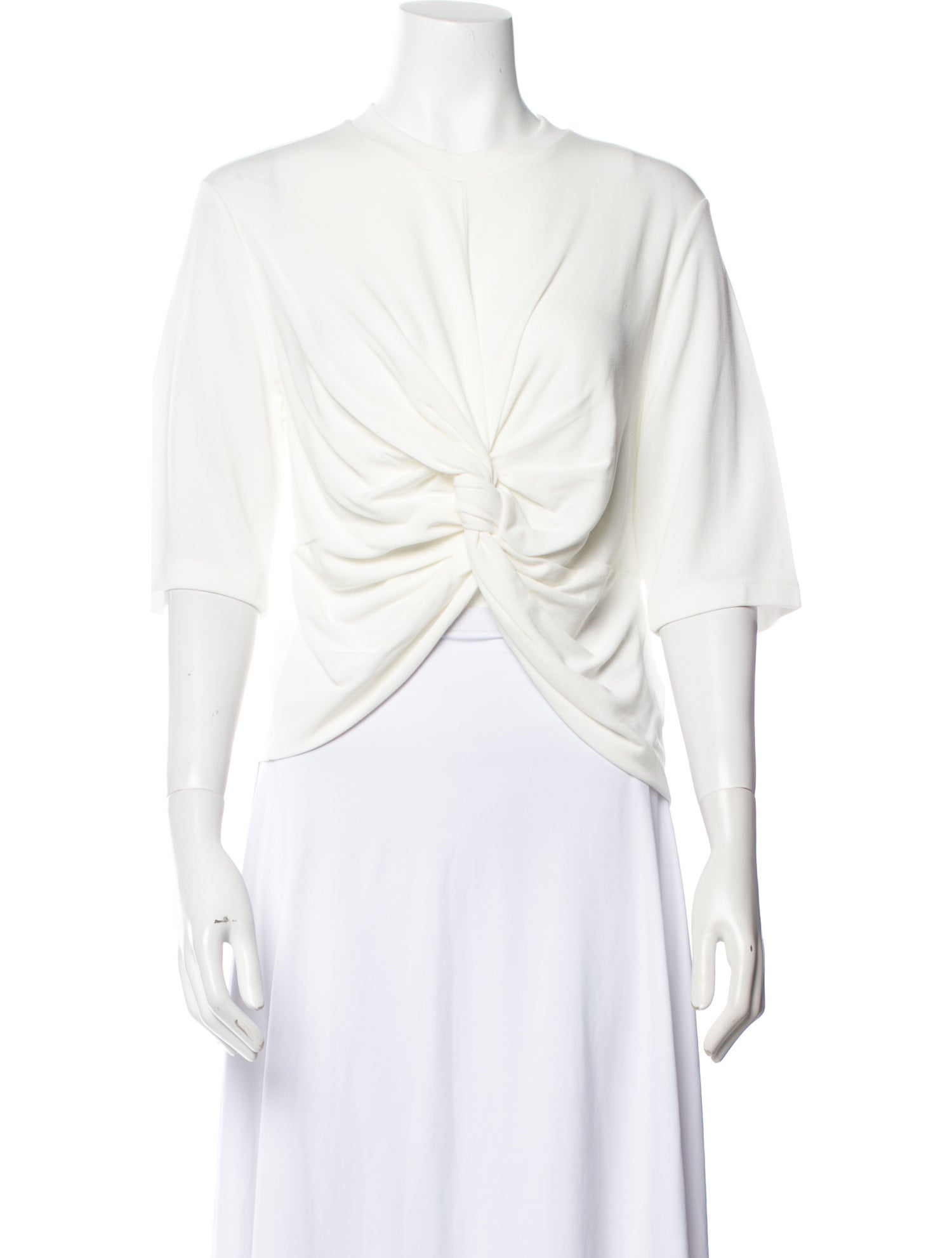 Ambush Crew Neck Three-Quarter Sleeve Crop Top w/ Tags