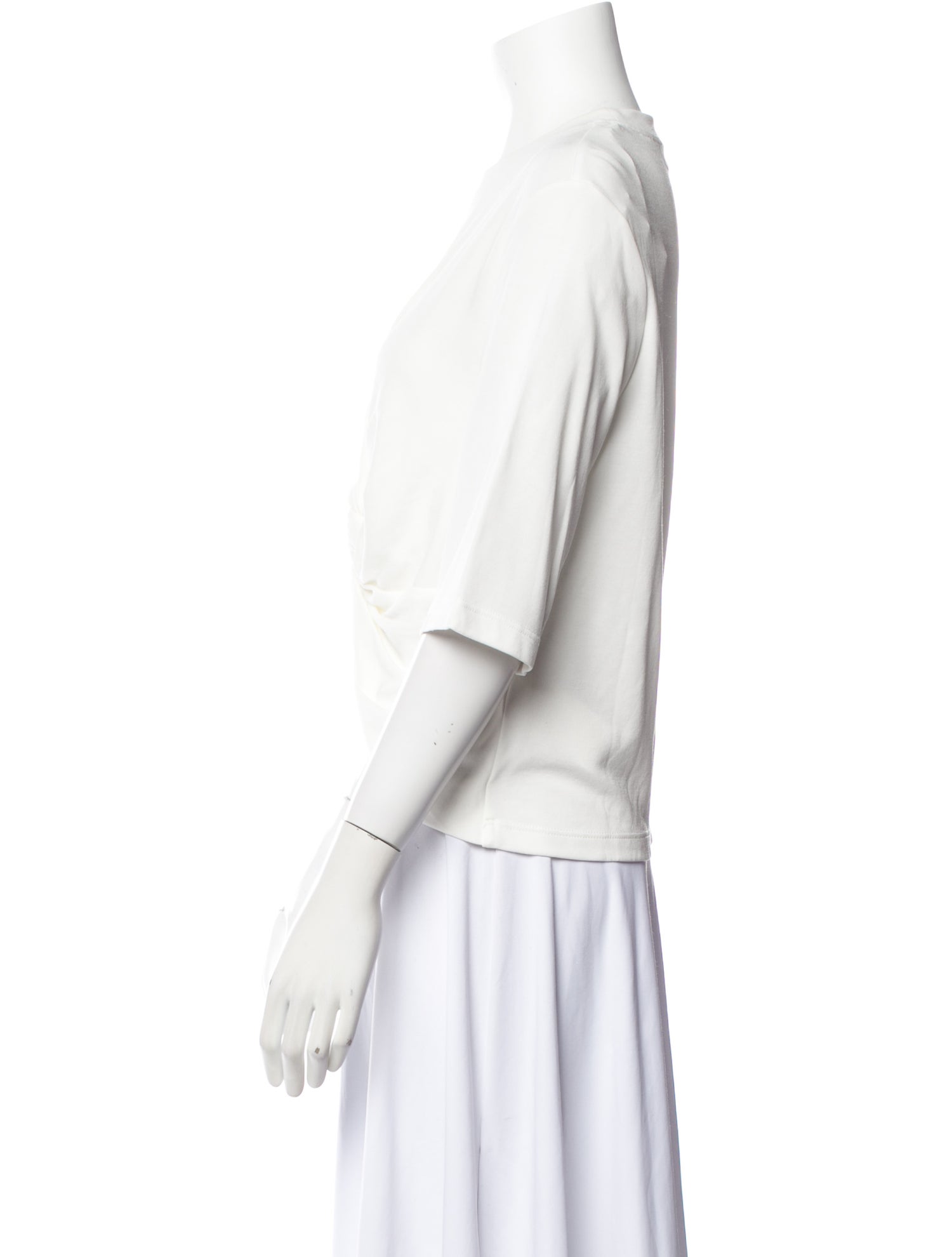 Ambush Crew Neck Three-Quarter Sleeve Crop Top w/ Tags