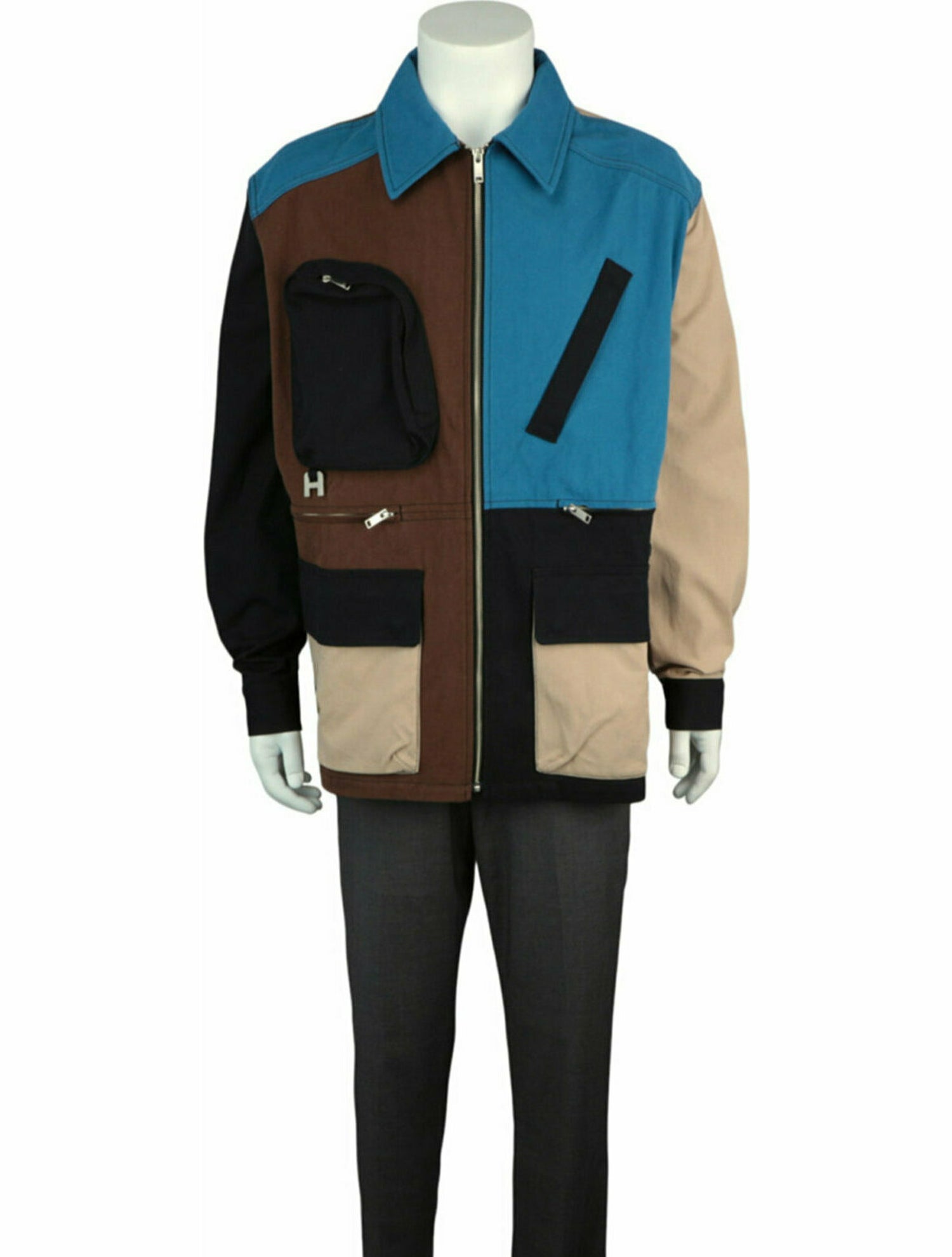 Ambush Colorblock Pattern Utility Jacket w/ Tags