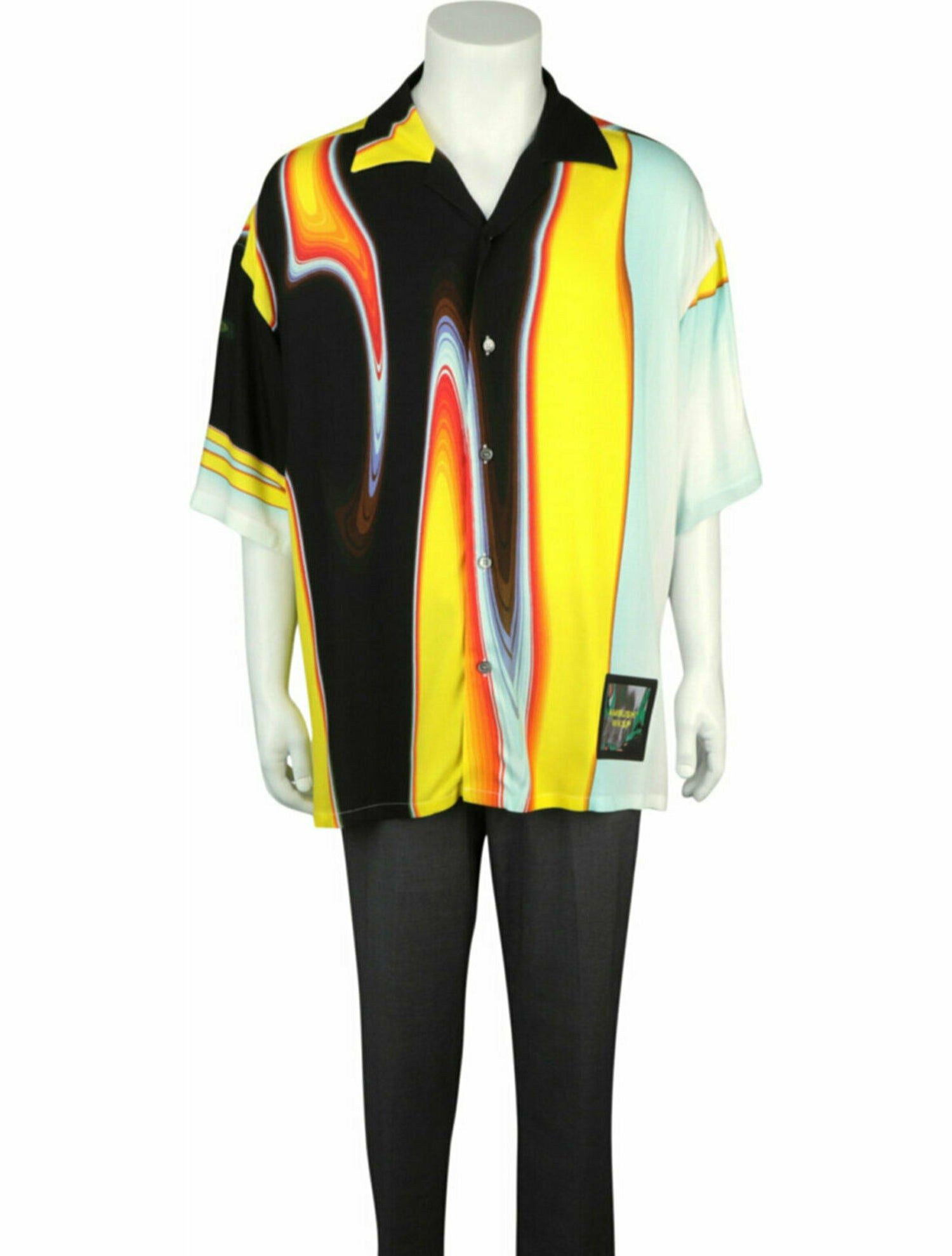 Ambush Printed Button-Up Top w/ Tags