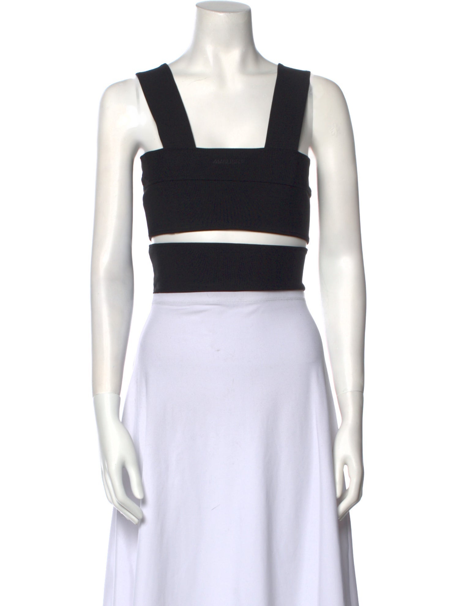 Ambush Square Neckline Sleeveless Crop Top