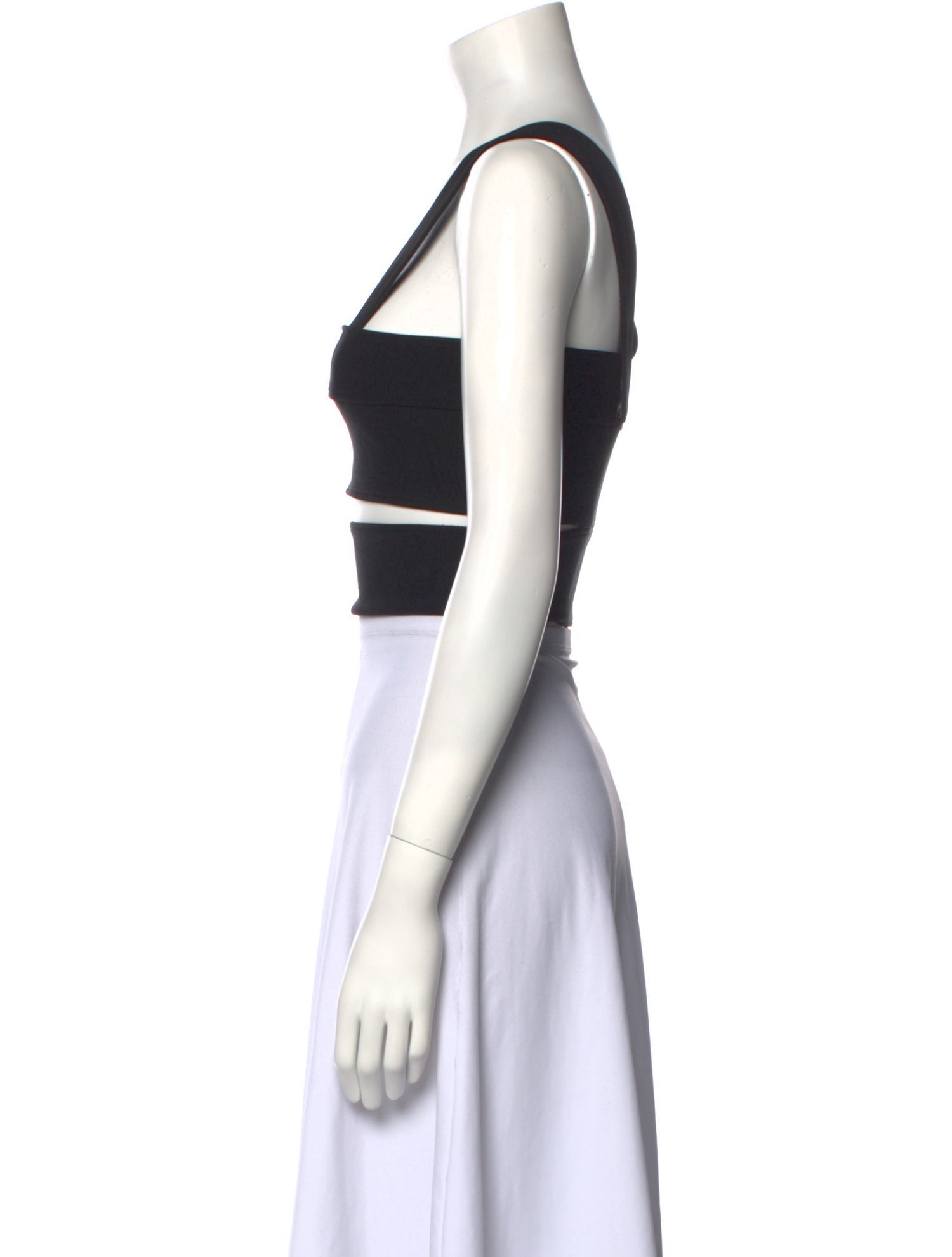Ambush Square Neckline Sleeveless Crop Top