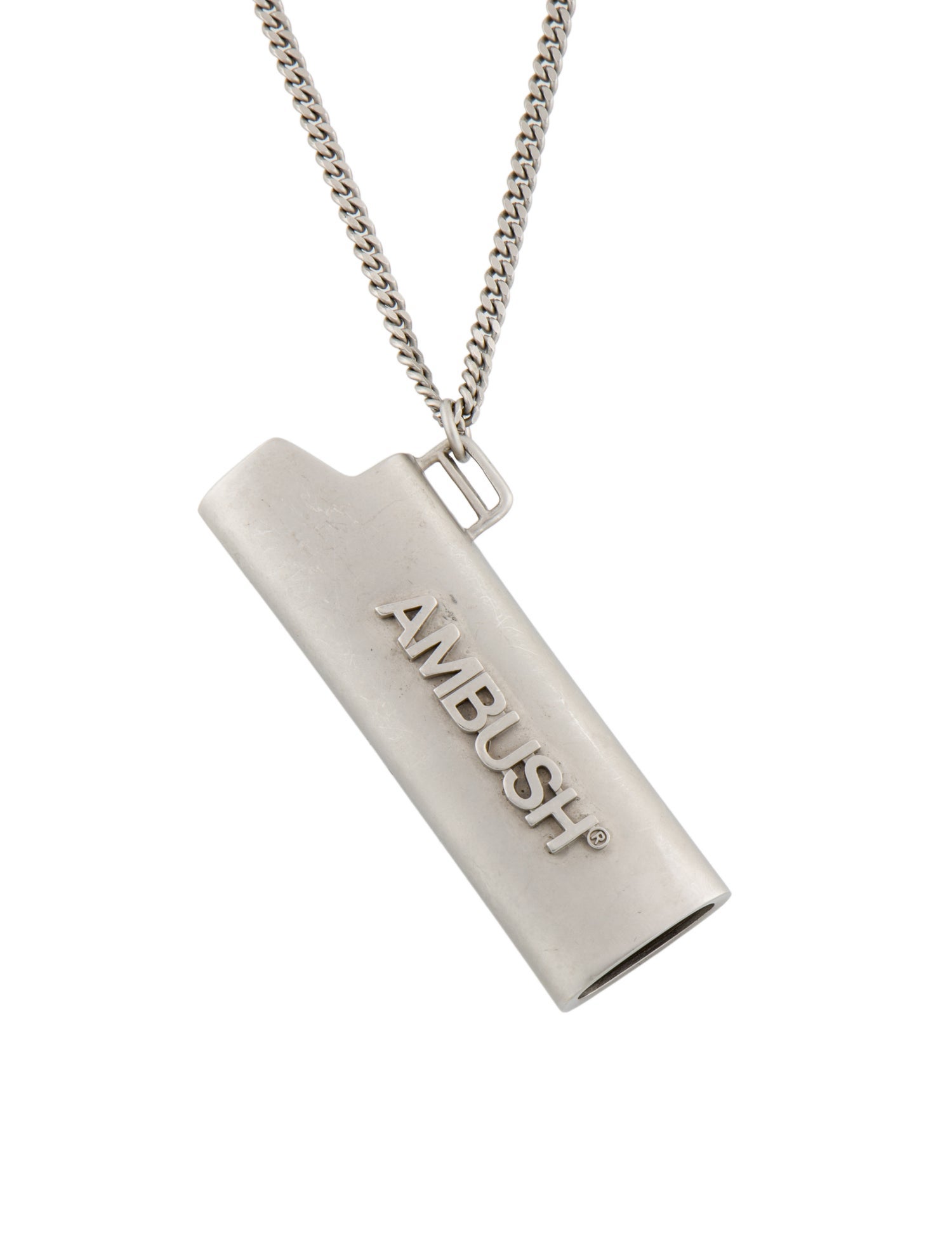 Ambush Logo Lighter Holder Pendant Necklace