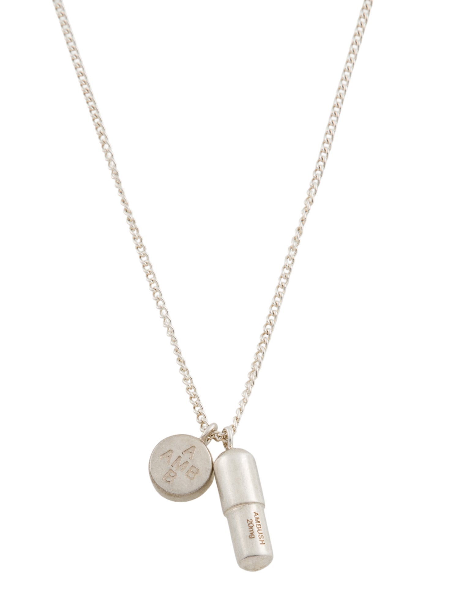 Ambush Pill Charm Pendant Necklace