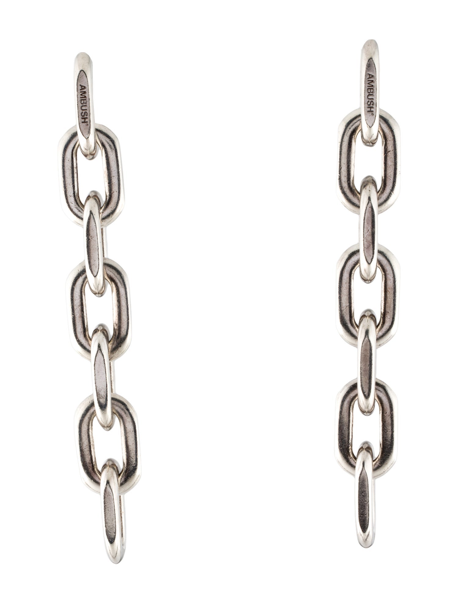 Ambush Chunky Chain Link Drop Earrings