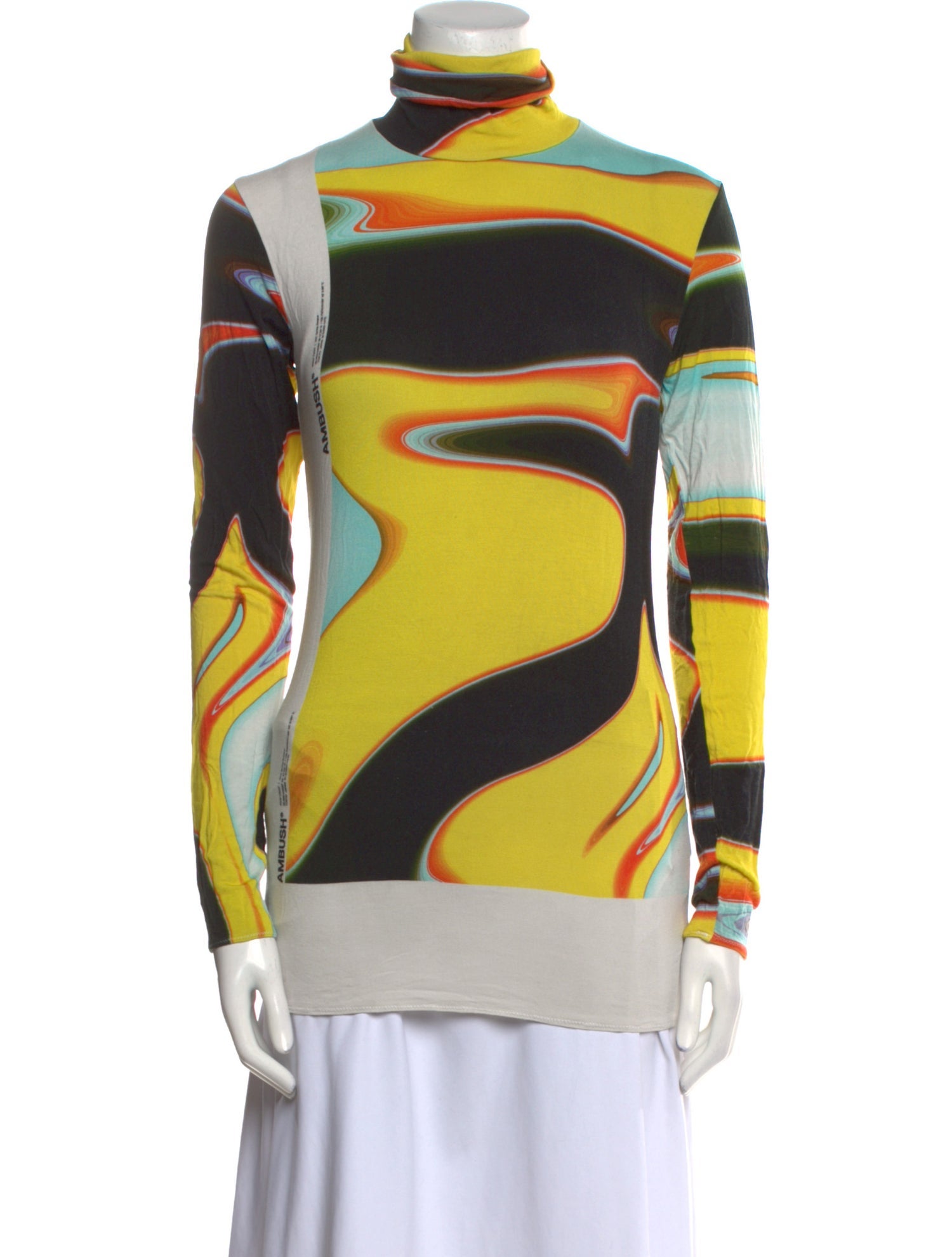 Ambush Printed Turtleneck Sweatshirt