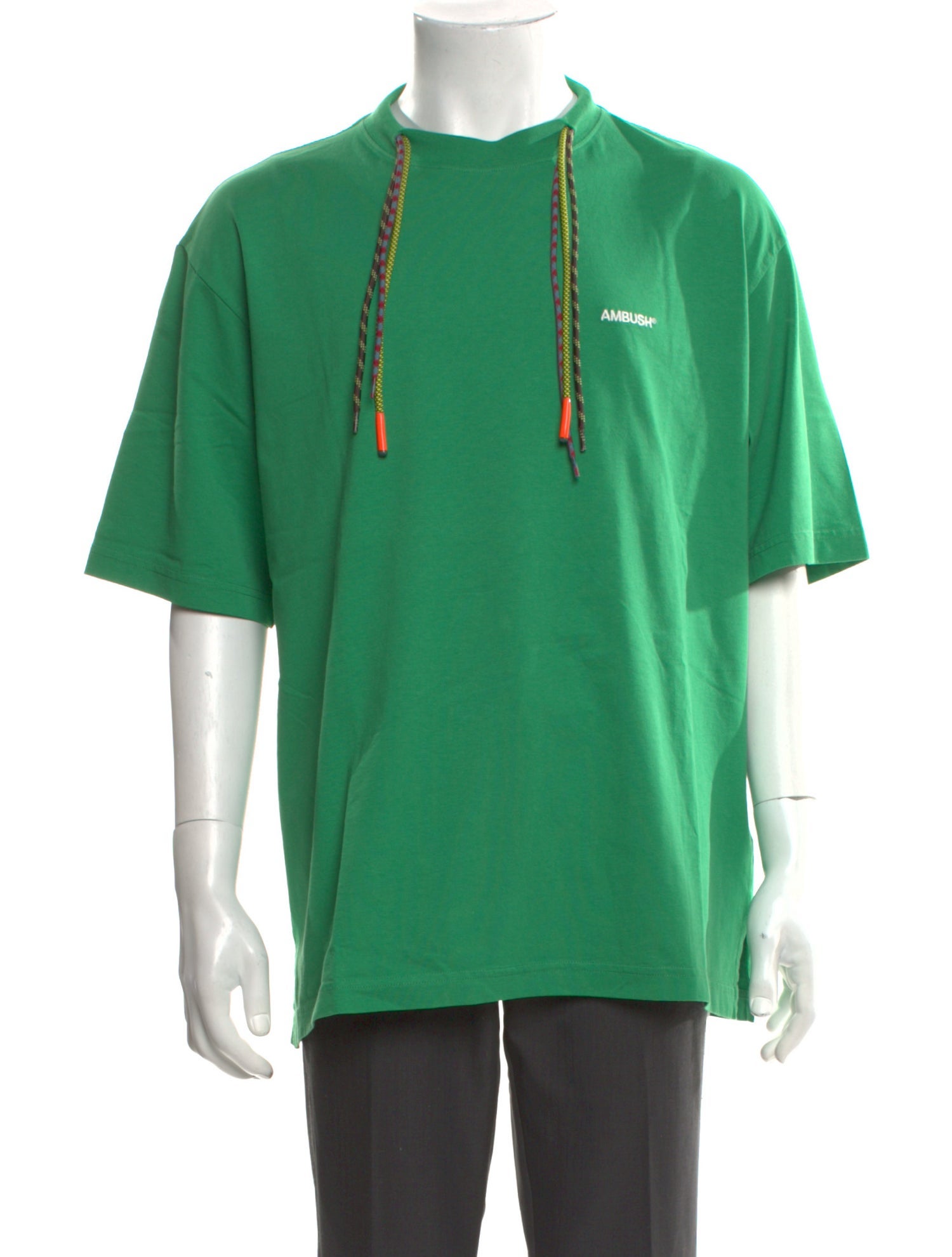 Ambush Graphic Print Crew Neck Henley w/ Tags