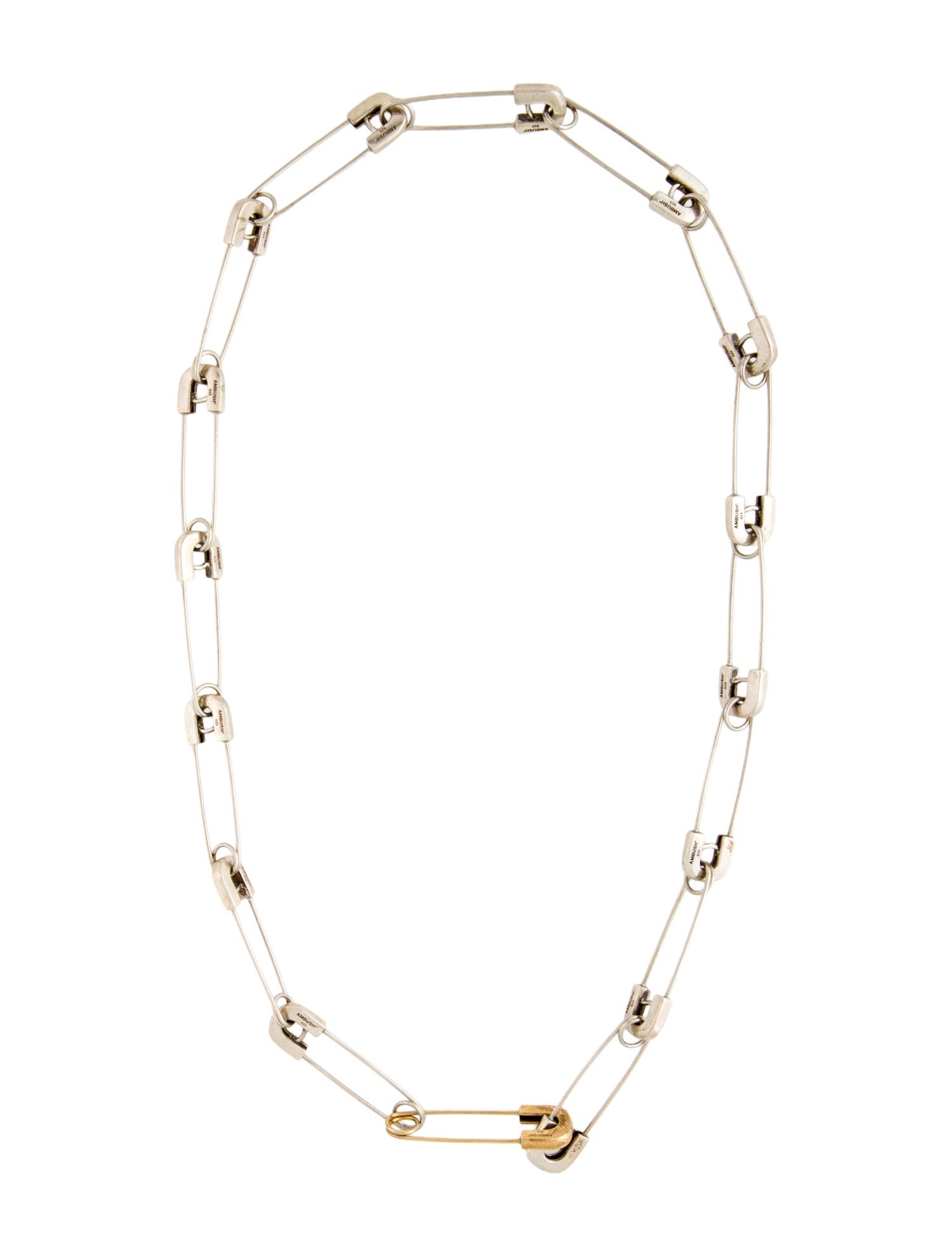 Ambush Safety Pin Necklace