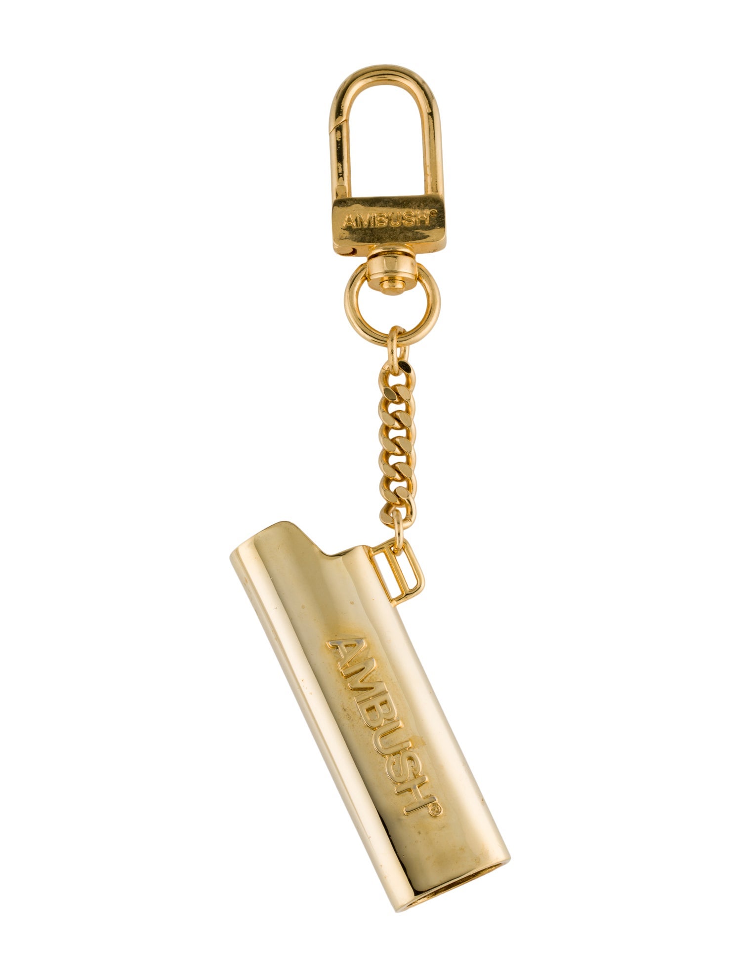 Ambush Brass Lighter Holder Keychain