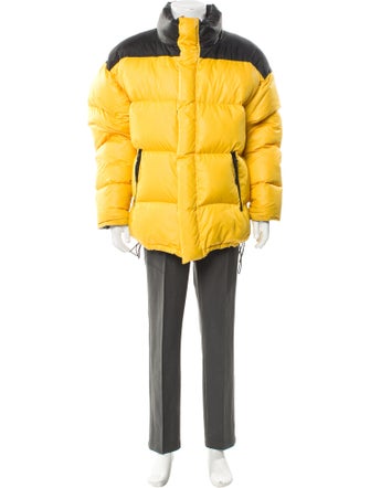 Ambush Reversible Colorblock Pattern Puffer Coat
