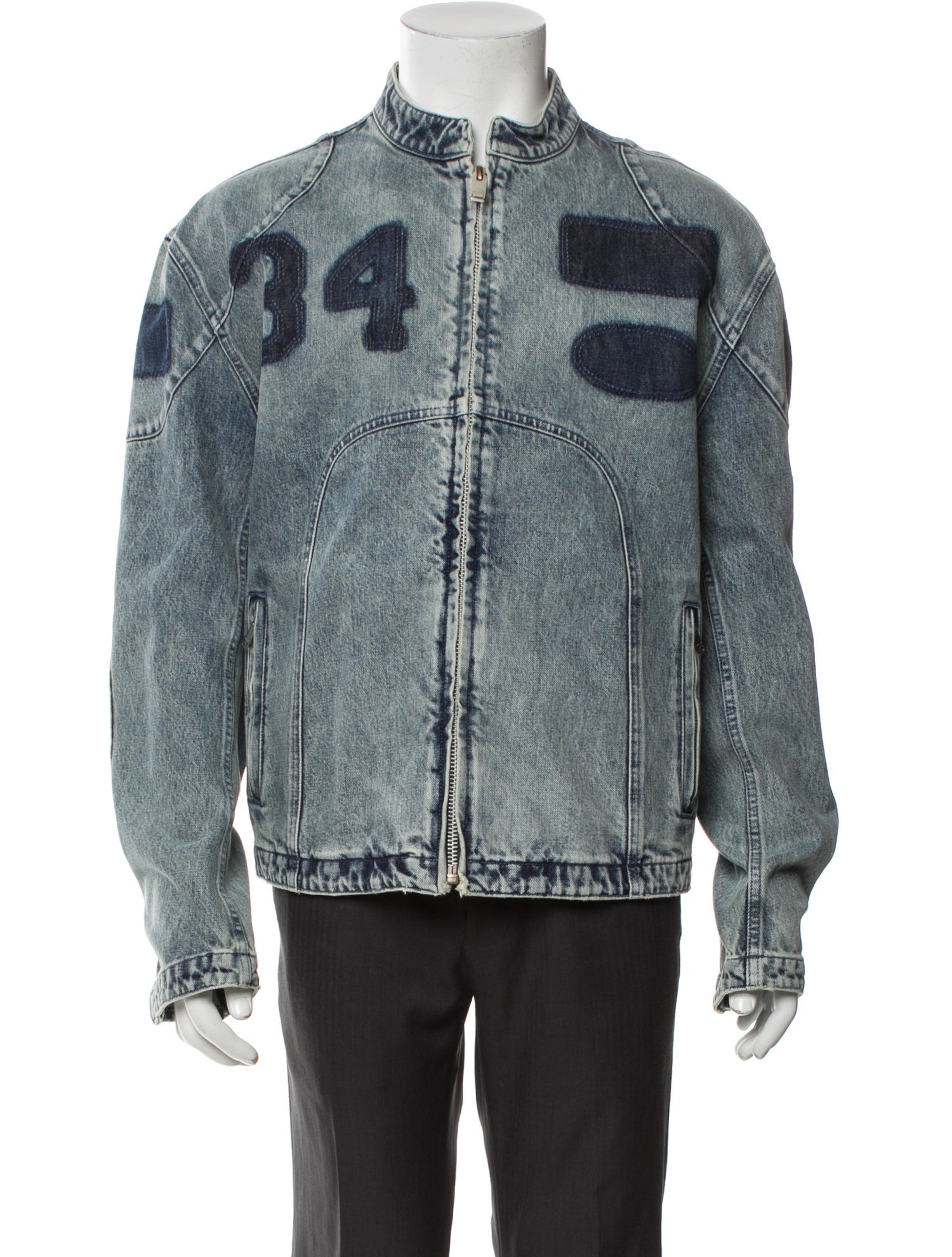 Ambush Graphic Print Denim Jacket