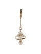 Ambush Mushroom Charm Safety Pin Drop Earring