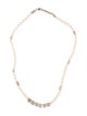 Ambush Faux Pearl Letter Block Bead Strand Necklace