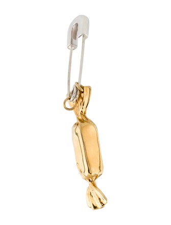 Ambush Two-Tone Candy Drop Single Earring