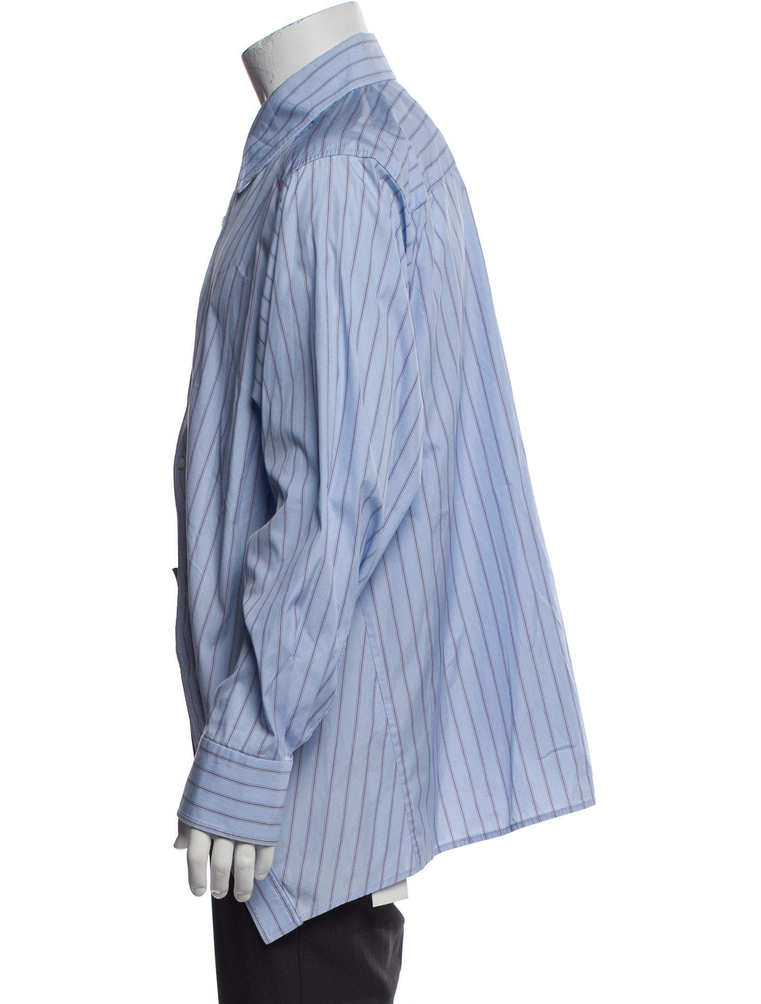 Ambush Striped Long Sleeve Dress Shirt
