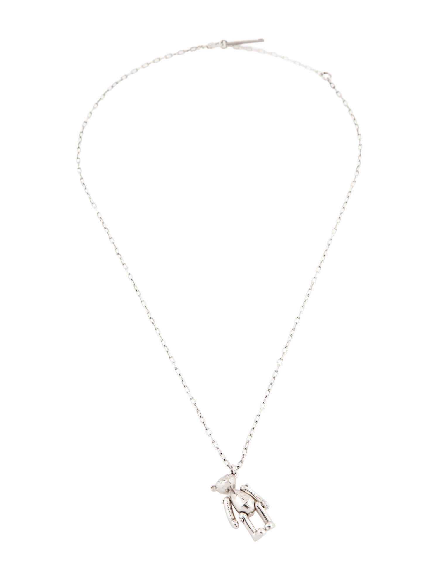 Ambush Teddy Bear Pendant Necklace