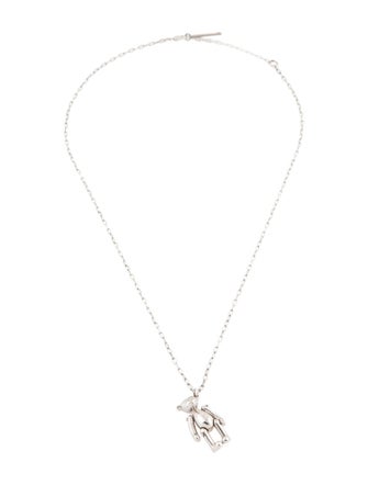 Ambush Teddy Bear Pendant Necklace