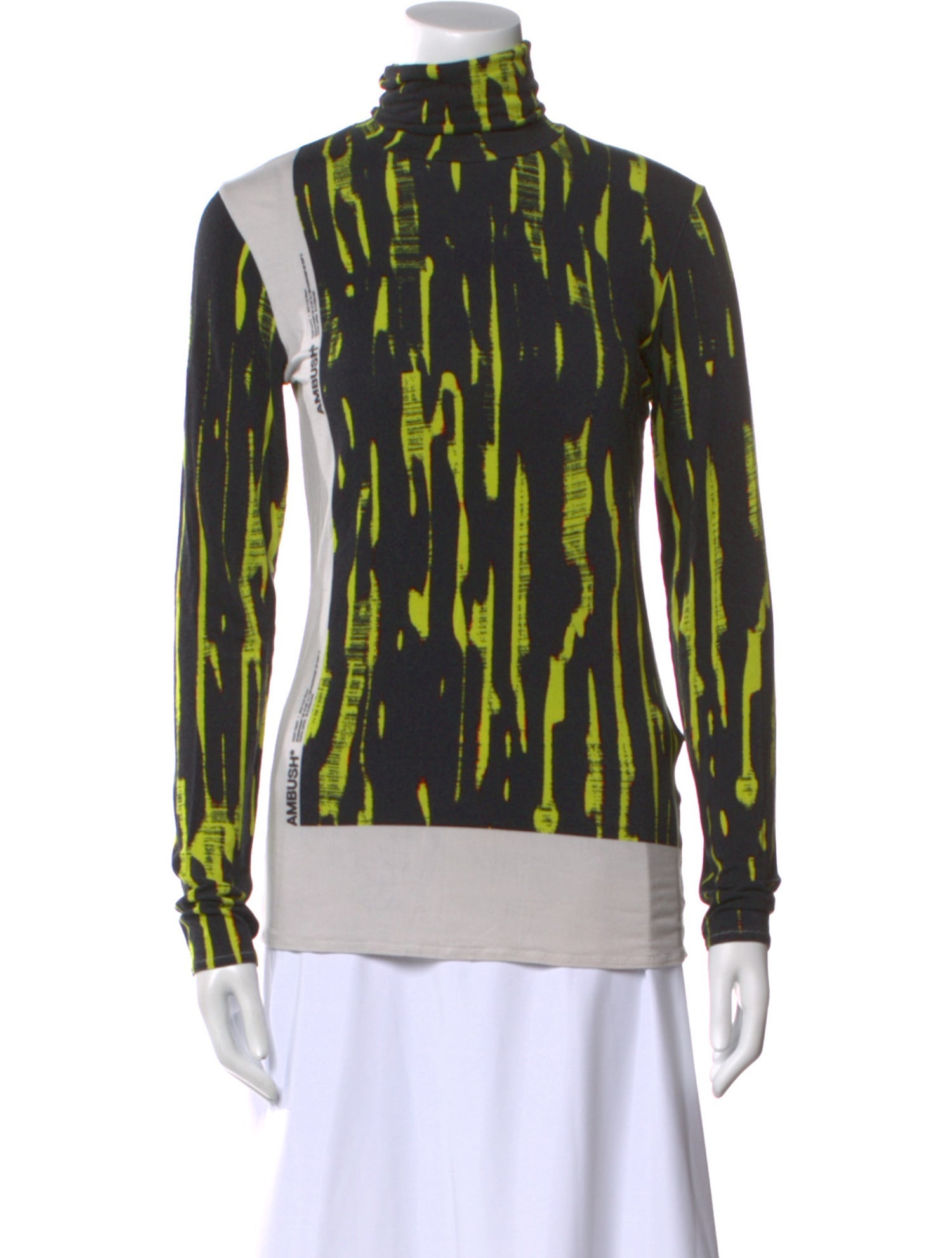 Ambush Printed Mock Neck Sweatshirt