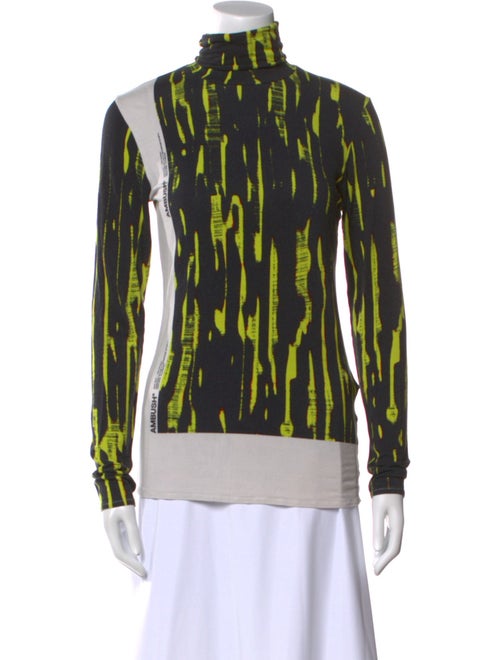 Ambush Printed Mock Neck Sweatshirt