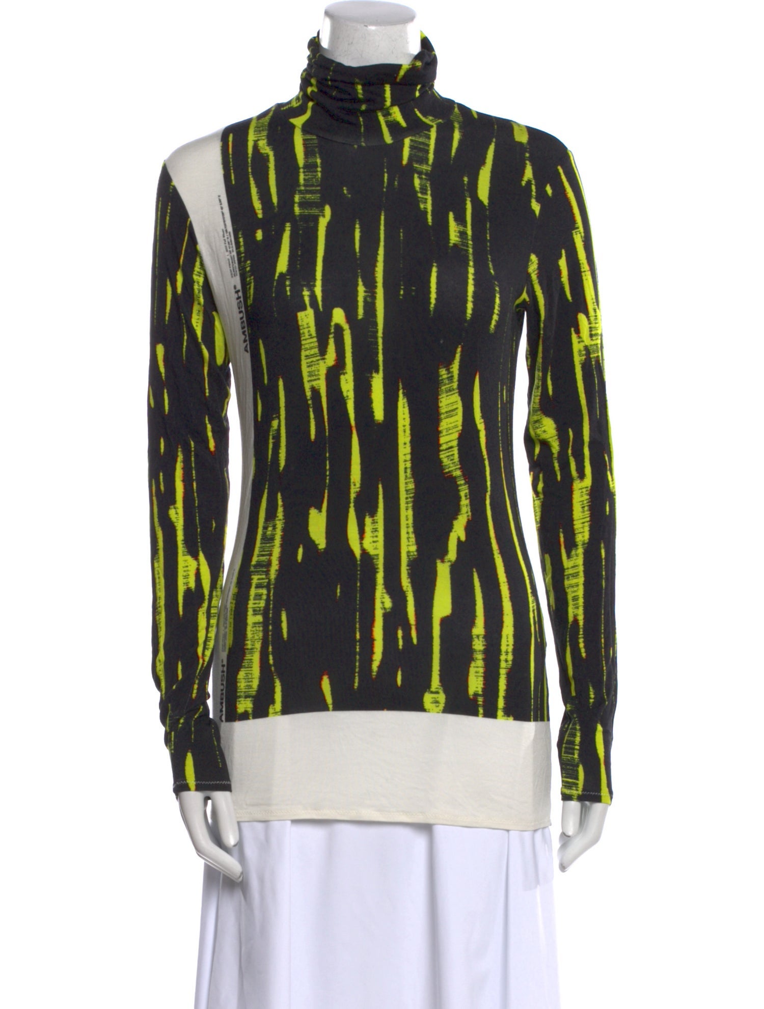 Ambush Printed Turtleneck Sweatshirt