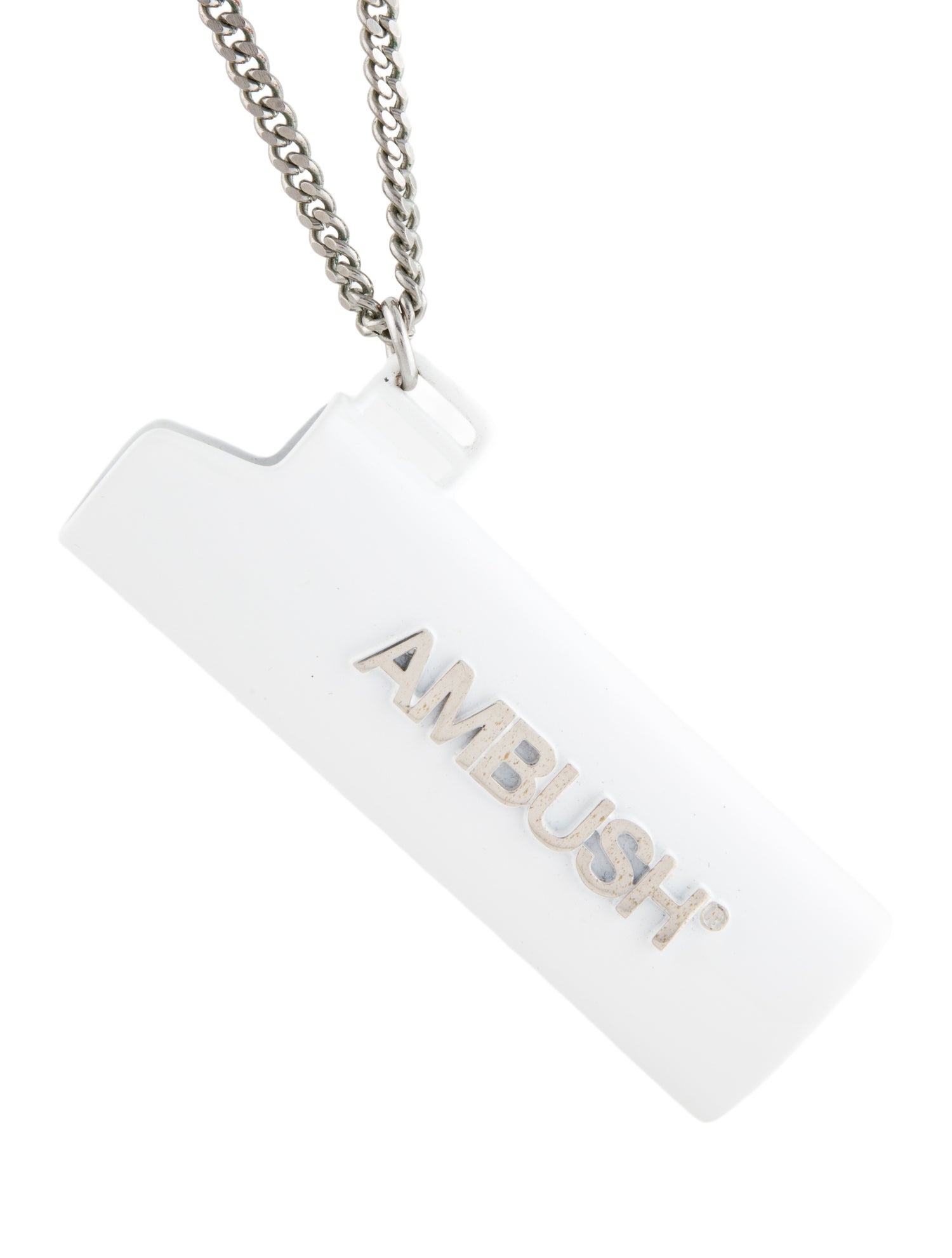 Ambush Enamel Lighter Logo Case Pendant Necklace