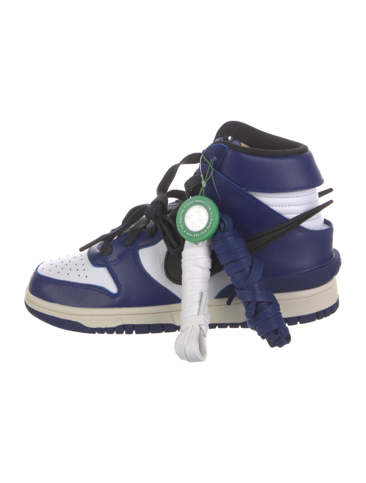 Ambush Leather Colorblock Pattern Sneakers