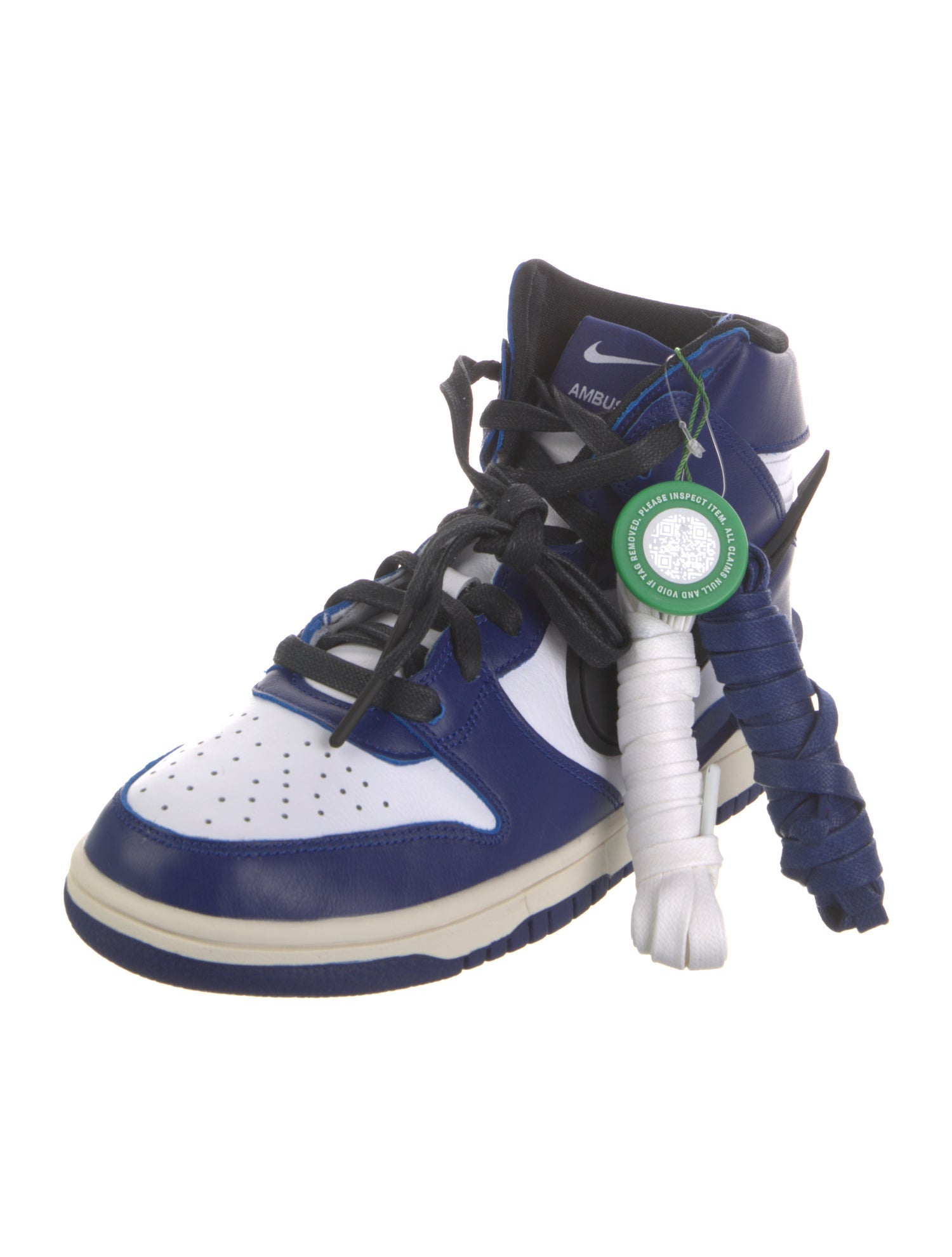 Ambush Leather Colorblock Pattern Sneakers