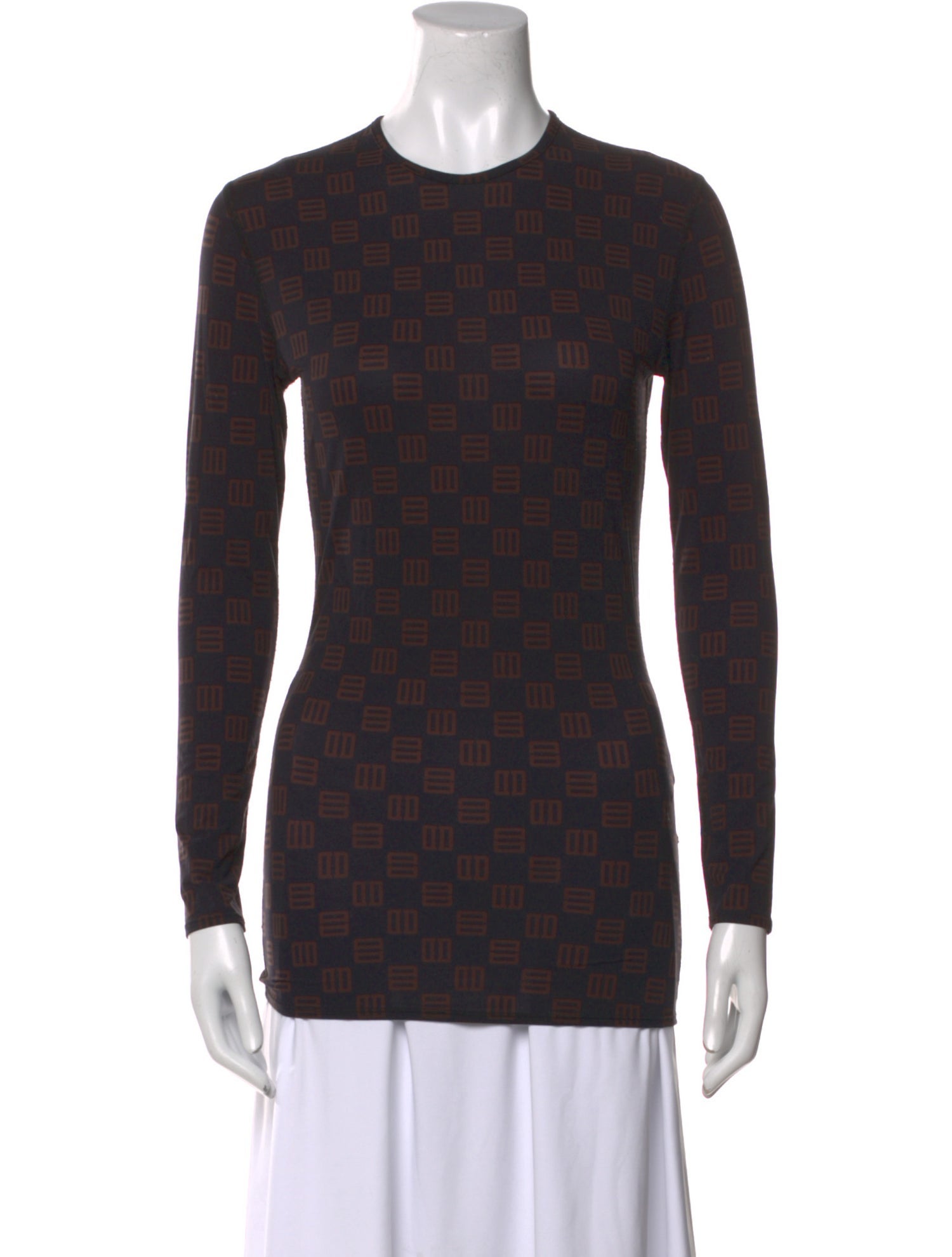 Ambush Printed Crew Neck Top