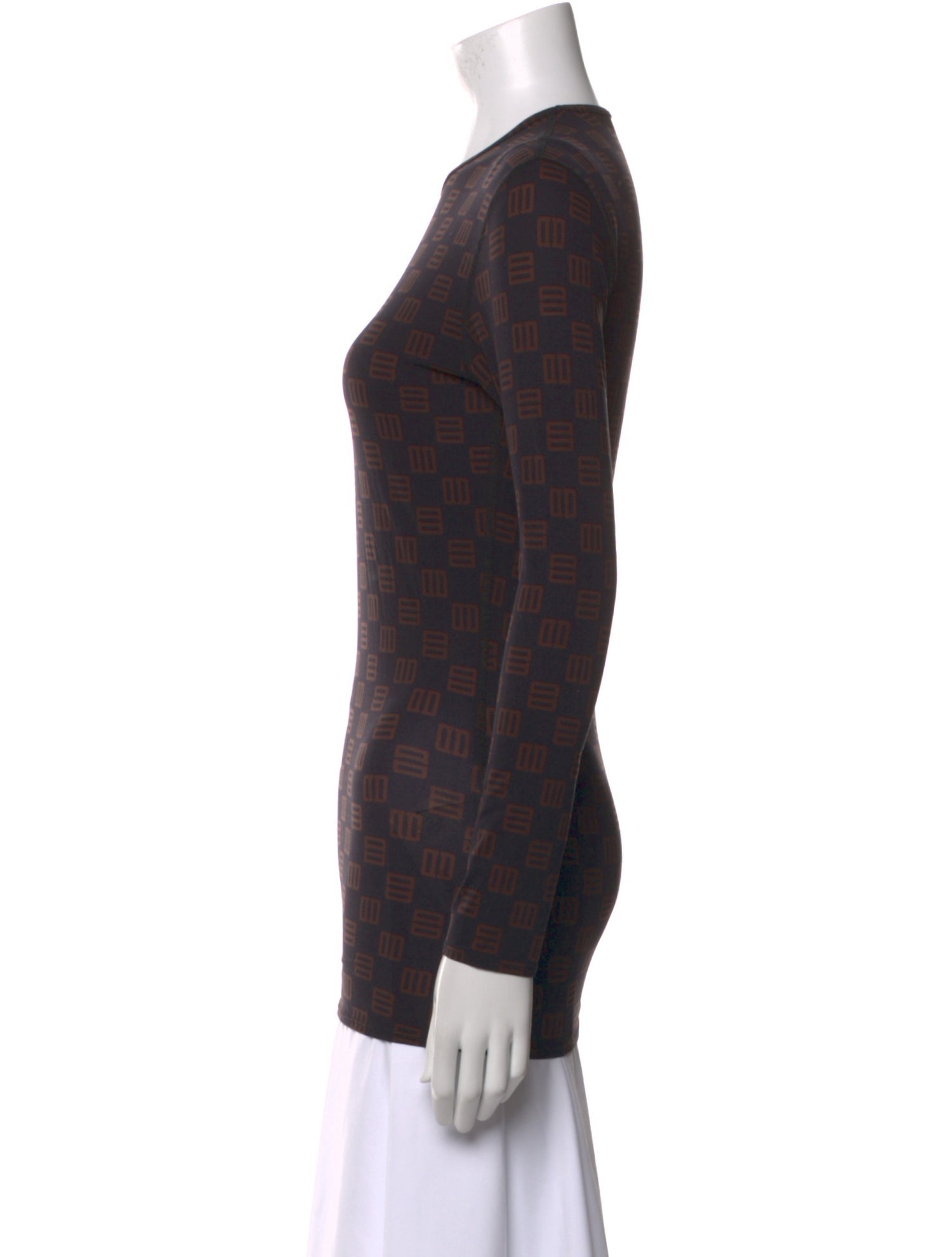 Ambush Printed Crew Neck Top