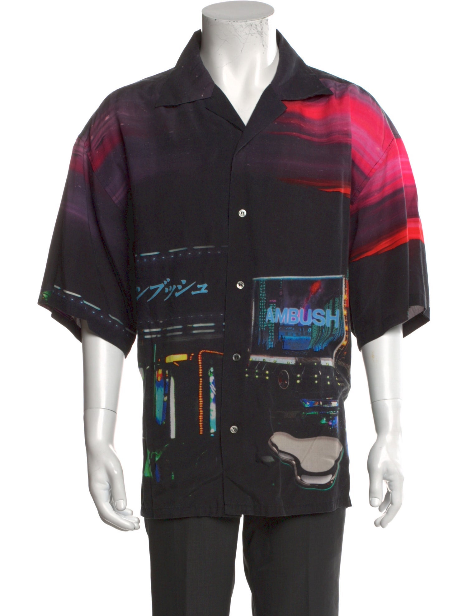 Ambush Printed Three-Quarter Sleeve Shirt