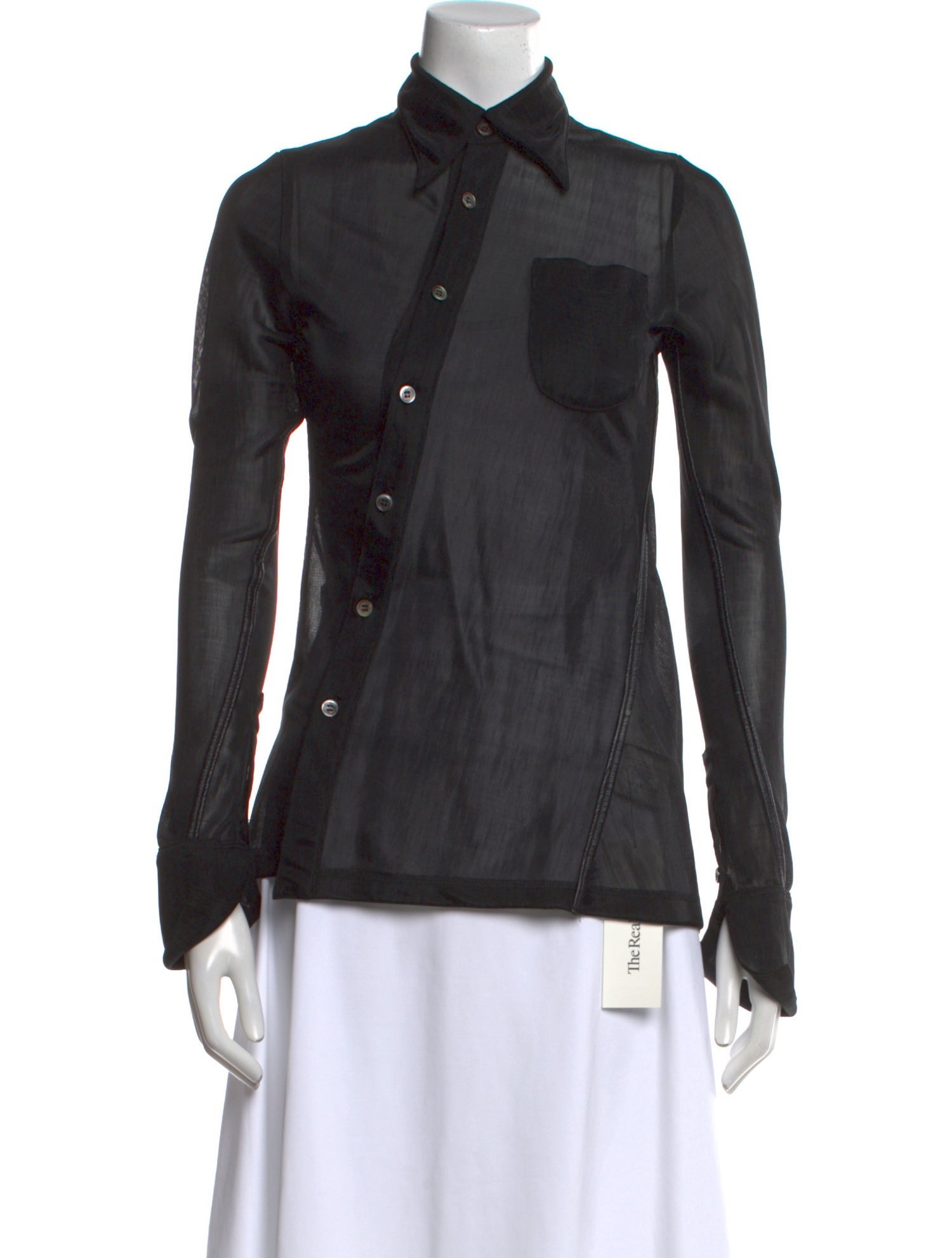 Ambush Long Sleeve Button-Up Top