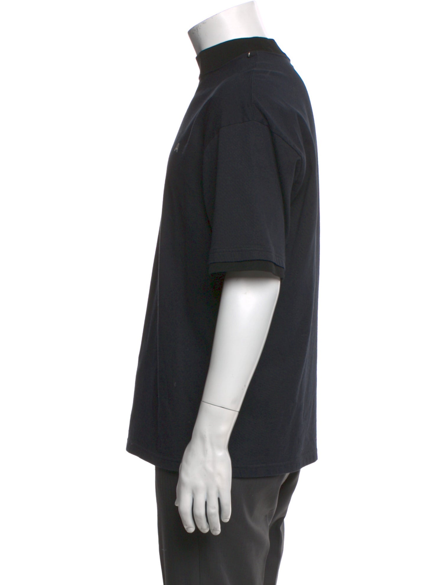 Ambush Mock Neck Three-Quarter Sleeve T-Shirt