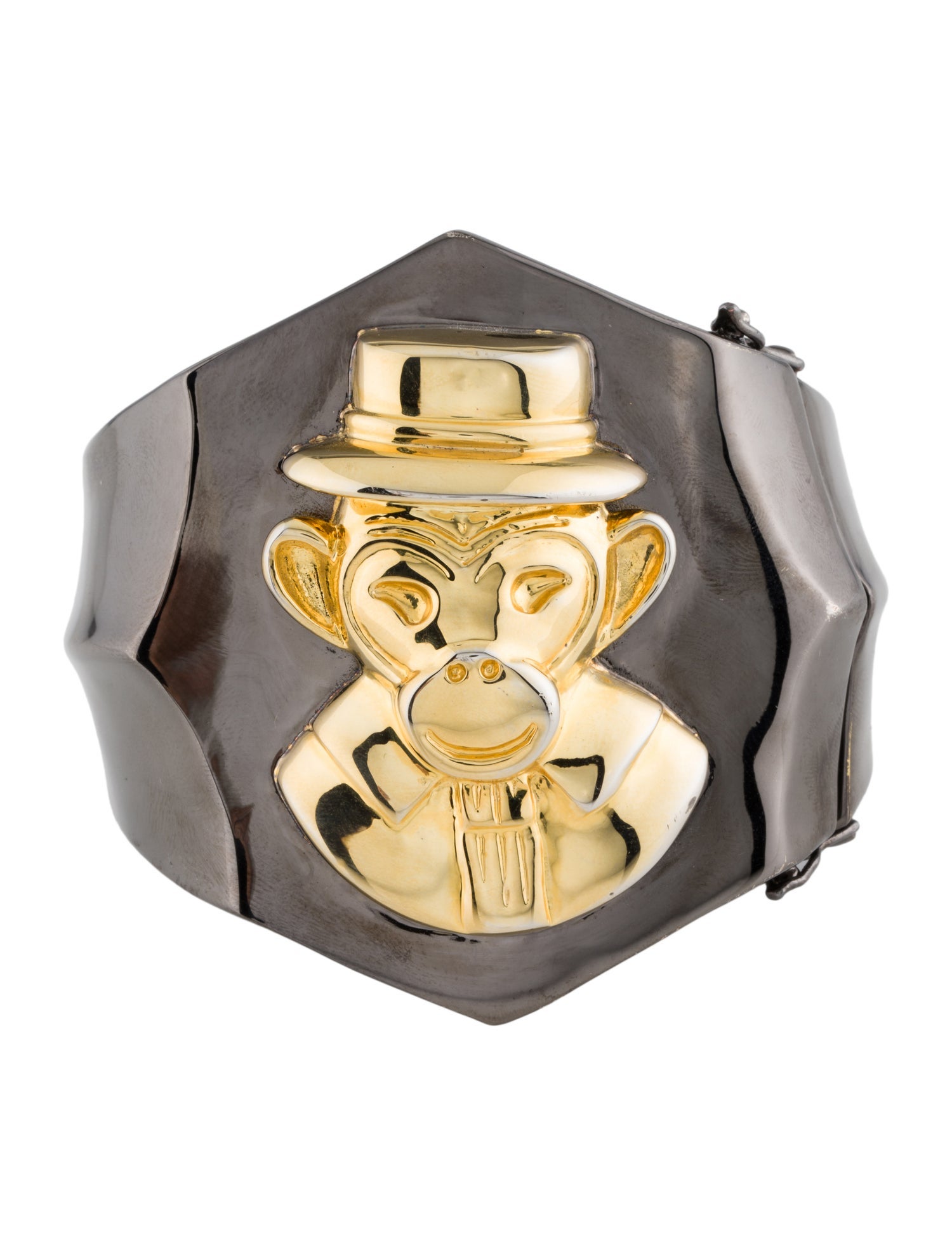 Amedeo Monkey Hinged Bangle Bracelet